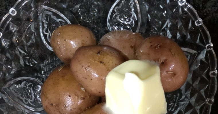 InstaPot Rosemary New Potatoes