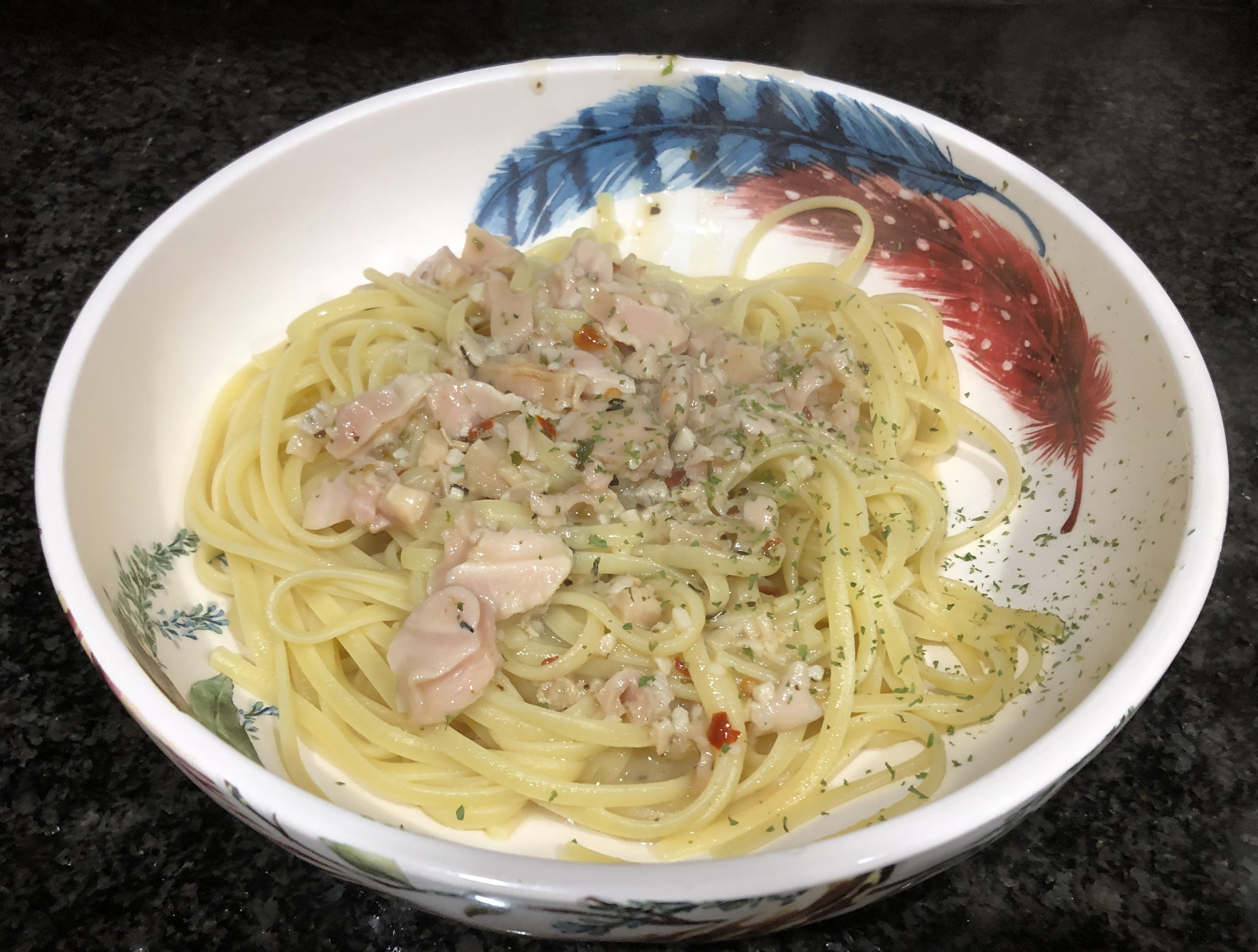 Robust Linguini and Clam Sauce