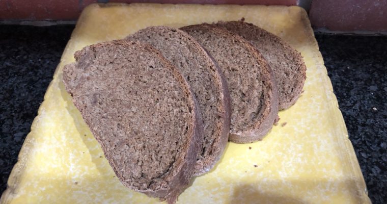 Dark Pumpernickel Rye Bread