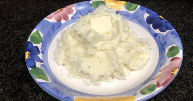 InstaPot Garlic Mashed Potatoes